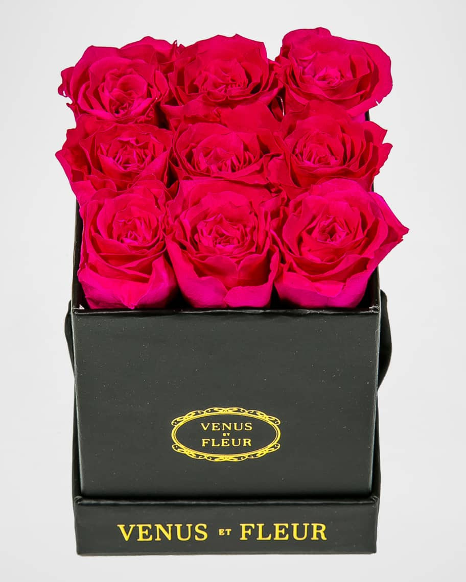 Venus ET Fleur Classic Mini Square Rose Box | Neiman Marcus