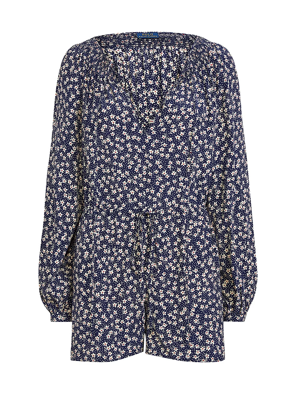 Polo Ralph Lauren Daisy-Print Blouson Romper | Saks Fifth Avenue