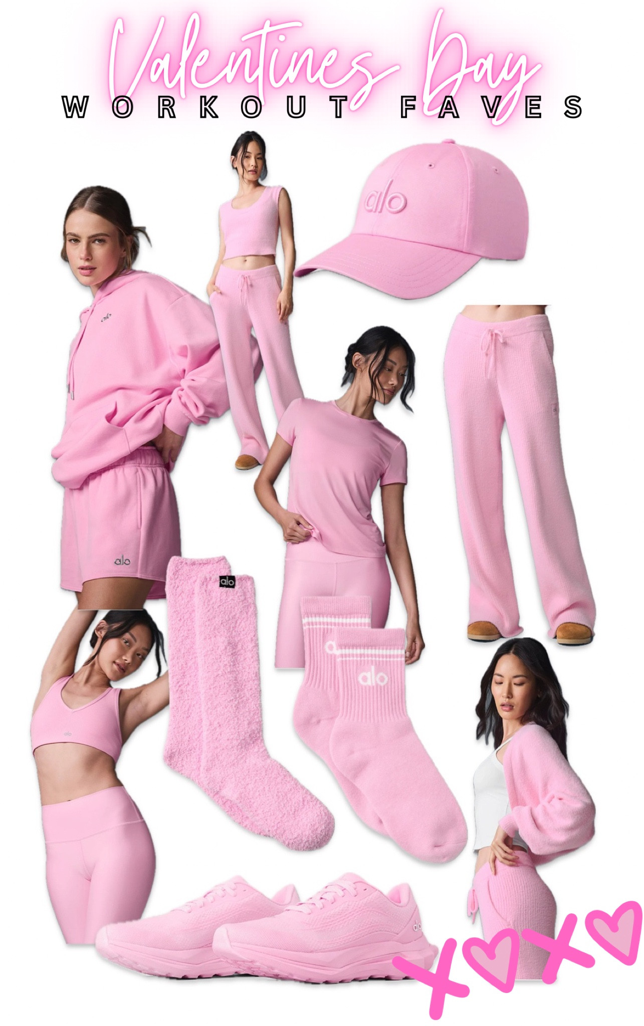 Valentines Day Workout Faves! #pink #workout #outfit #style #ideas 

#LTKFitness #LTKStyleTip #LTKSeasonal