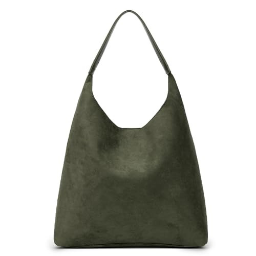 YFGBCX Tote Bags for Women Work Bags Suede Slouchy Bag Hobo Handbag Office Tote Handbag | Amazon (US)