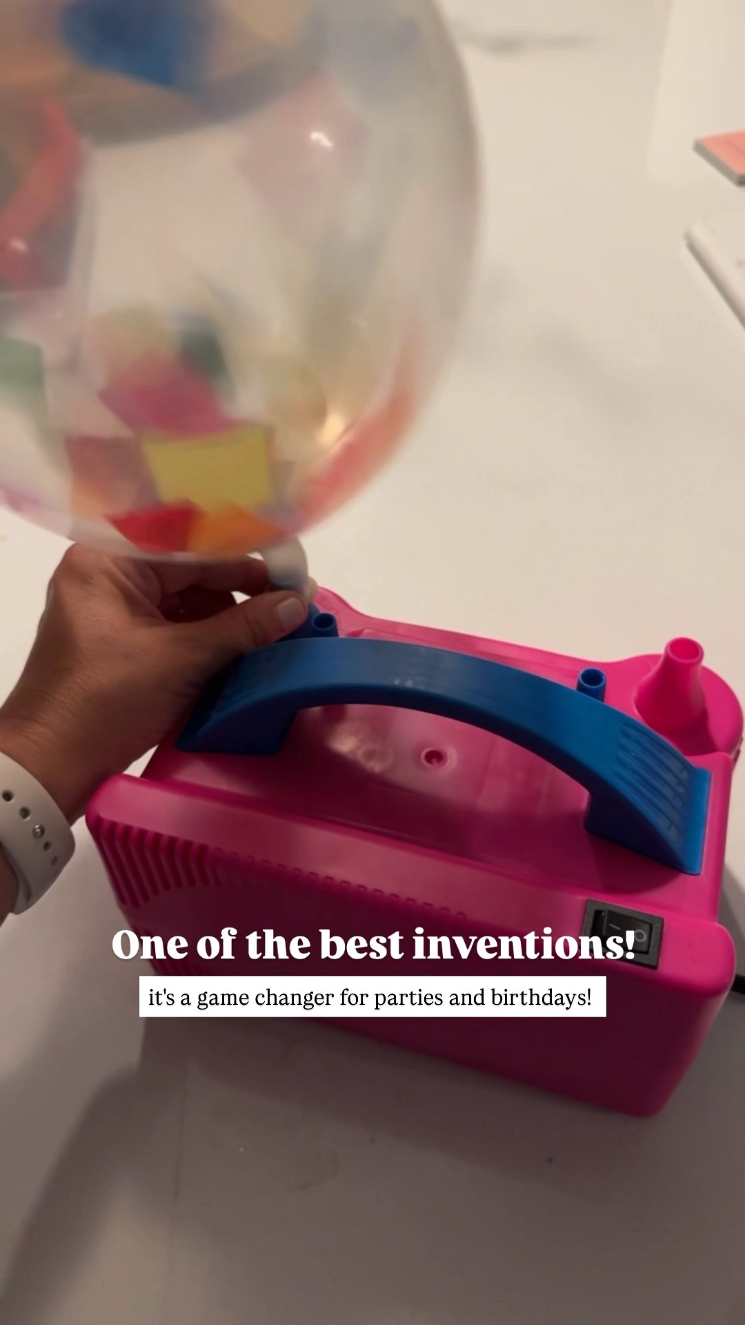 Wish I bought this sooner! #birthday #birthdays #electricballoonpump #balloonpump #momtip #momhack #party #partymusthave #balloons #balloon 

#LTKFindsUnder50 #LTKParties #LTKFamily