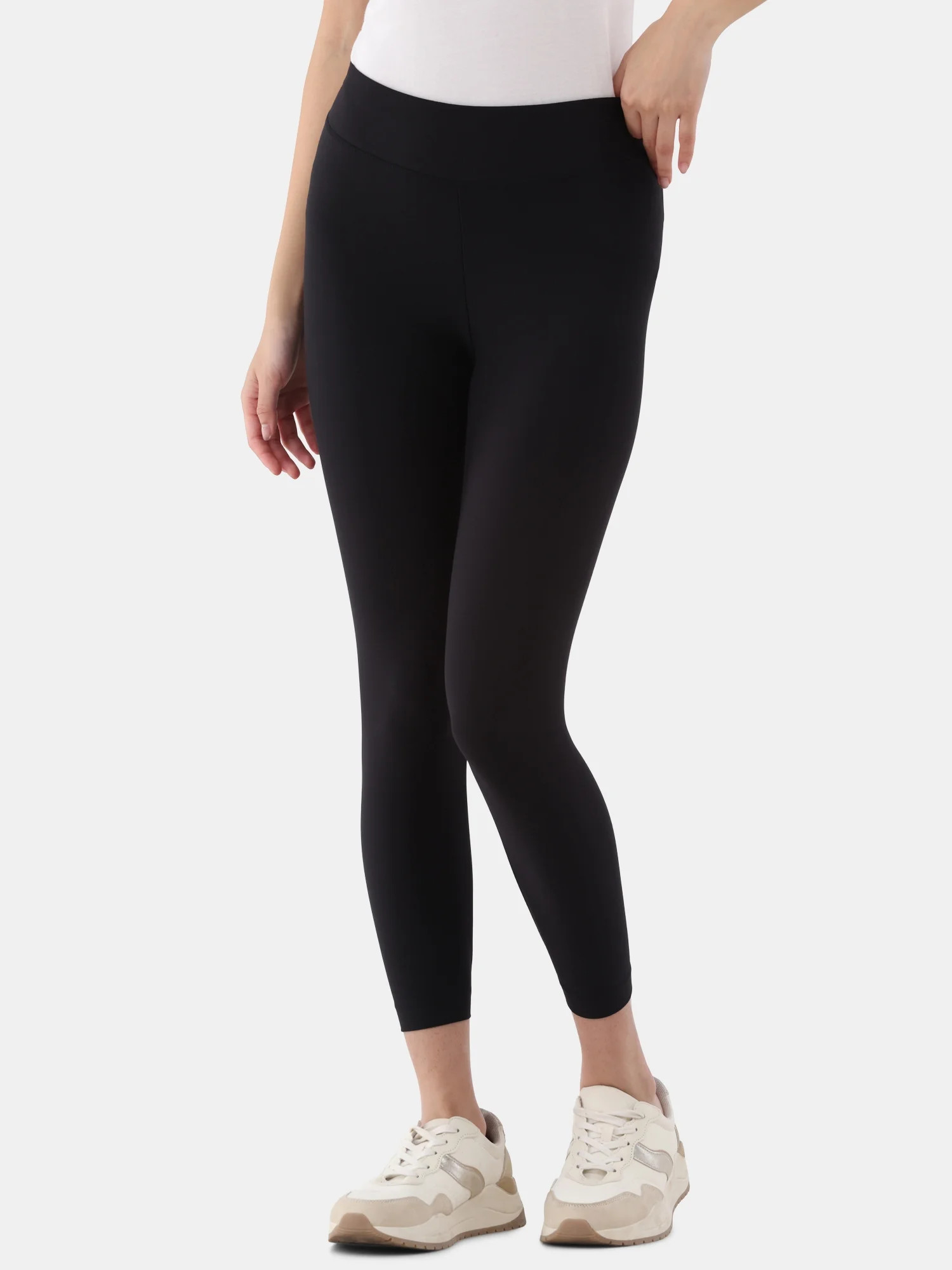 Time and Tru Women's Capri Leggings, Size XS-XXXL | Walmart (US)