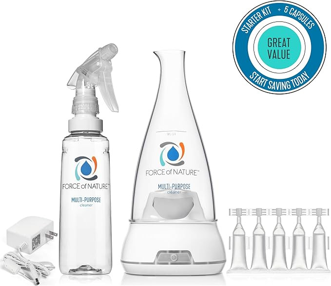 Force of Nature Multi-Purpose Cleaner, Sanitizer, Disinfectant & Deodorizer | Kills 99.9% of Germ... | Amazon (US)