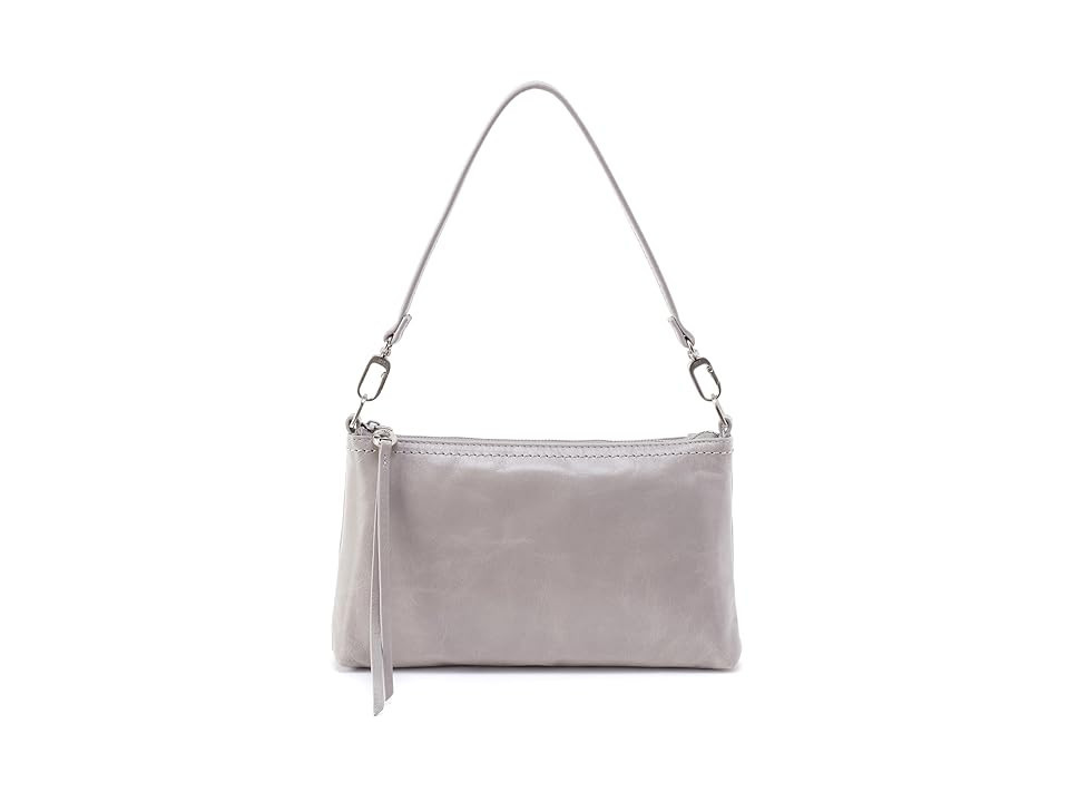 HOBO Darcy Cross Body Women's Handbags Light Grey, Leather | Zappos