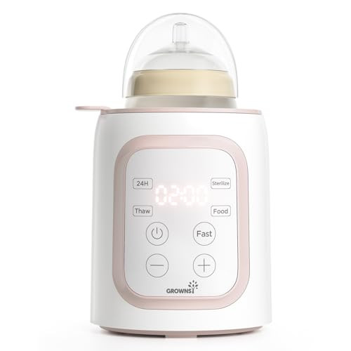 Grownsy 8-in-1 OG Fast Bottle Warmer with Timer, Blush | Amazon (US)