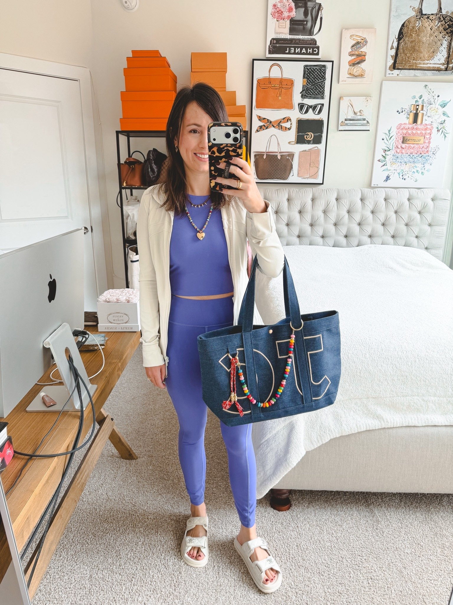 Lululemon set in charged indigo with bone define jacket and Baublebar accessories 



#LTKFindsUnder100 #LTKfitnessgoals #LTKStyleTip