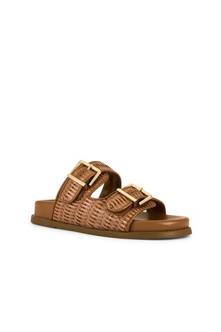 Schutz Naomi Sandal in Miele from Revolve.com | Revolve Clothing (Global)