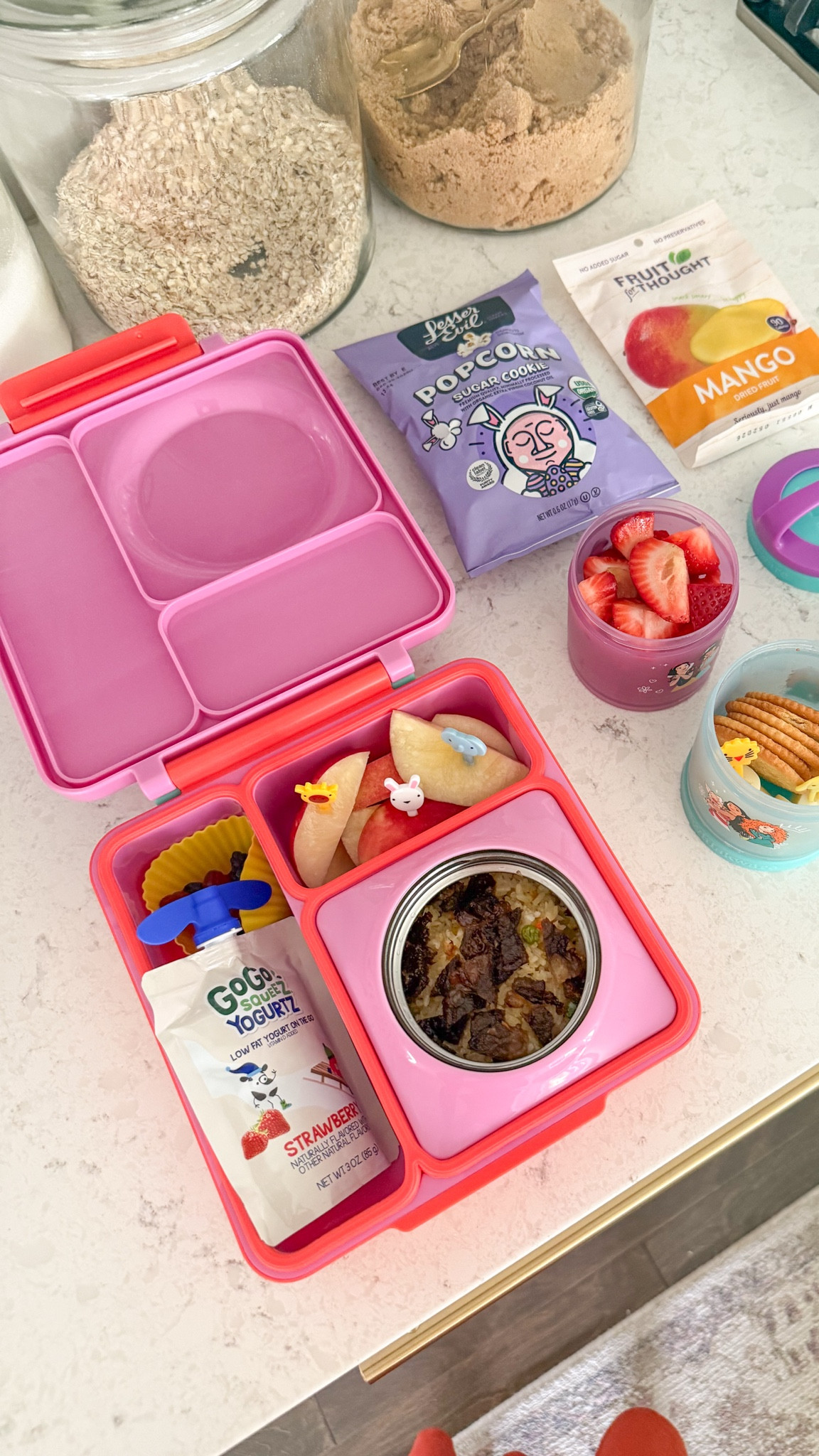 Amazon Black Friday sale! This lunchbox with removable thermos is probably one of my top three best sellers of the year! It's expensive so Black Friday is a good time to buy. 

Stackable Snack Containers, yogurt, popcorn 

#LTKCyberWeek #LTKKids
