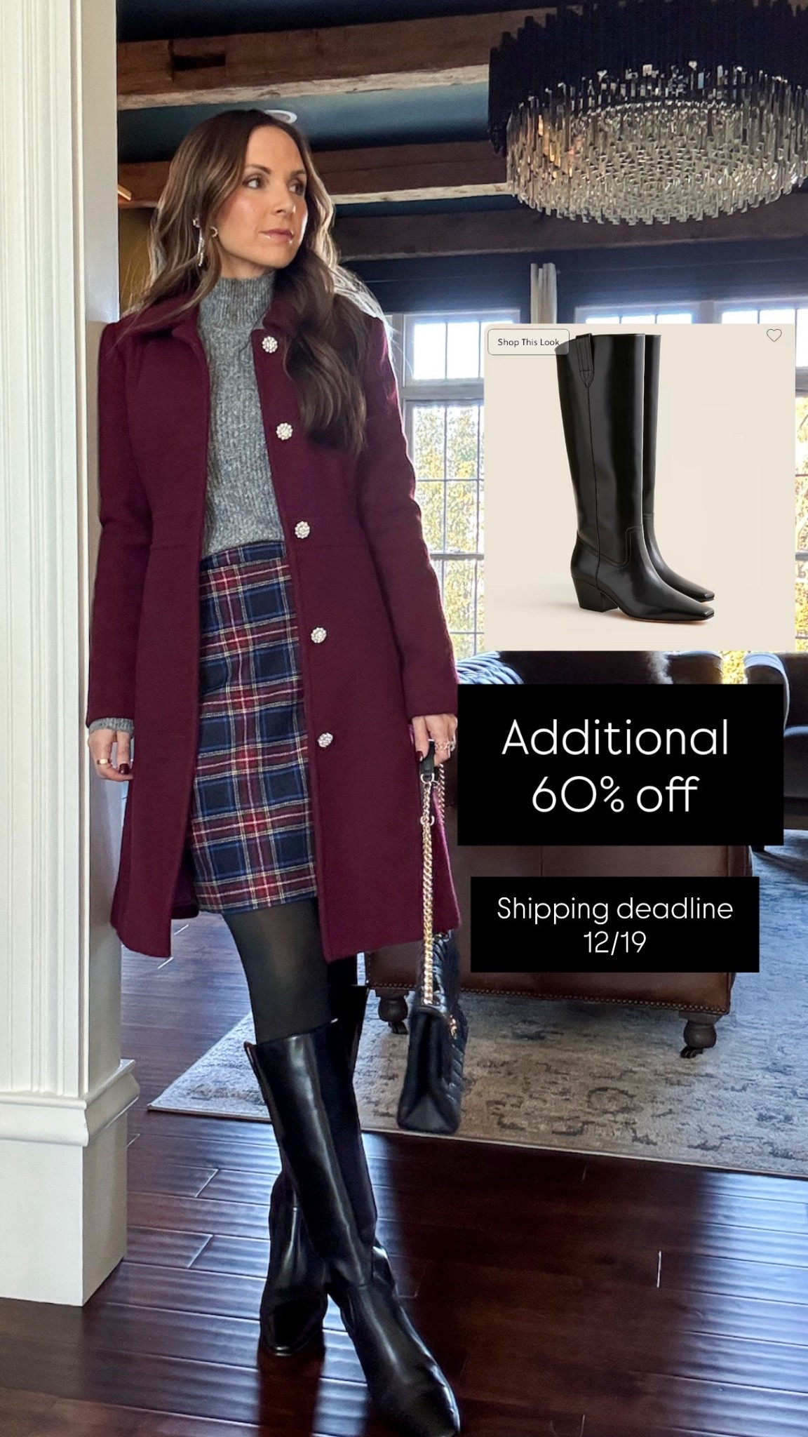 @jcrew boots are on sale + an additional 60% off! Making them less than $130! Jacket is also included in the sale and now $112! Shipping deadline is today so you can still get them in plenty of time! 

#LTKSaleAlert #LTKHoliday
