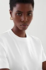 REGULAR-FIT HEAVYWEIGHT T-SHIRT - White - COS | COS UK