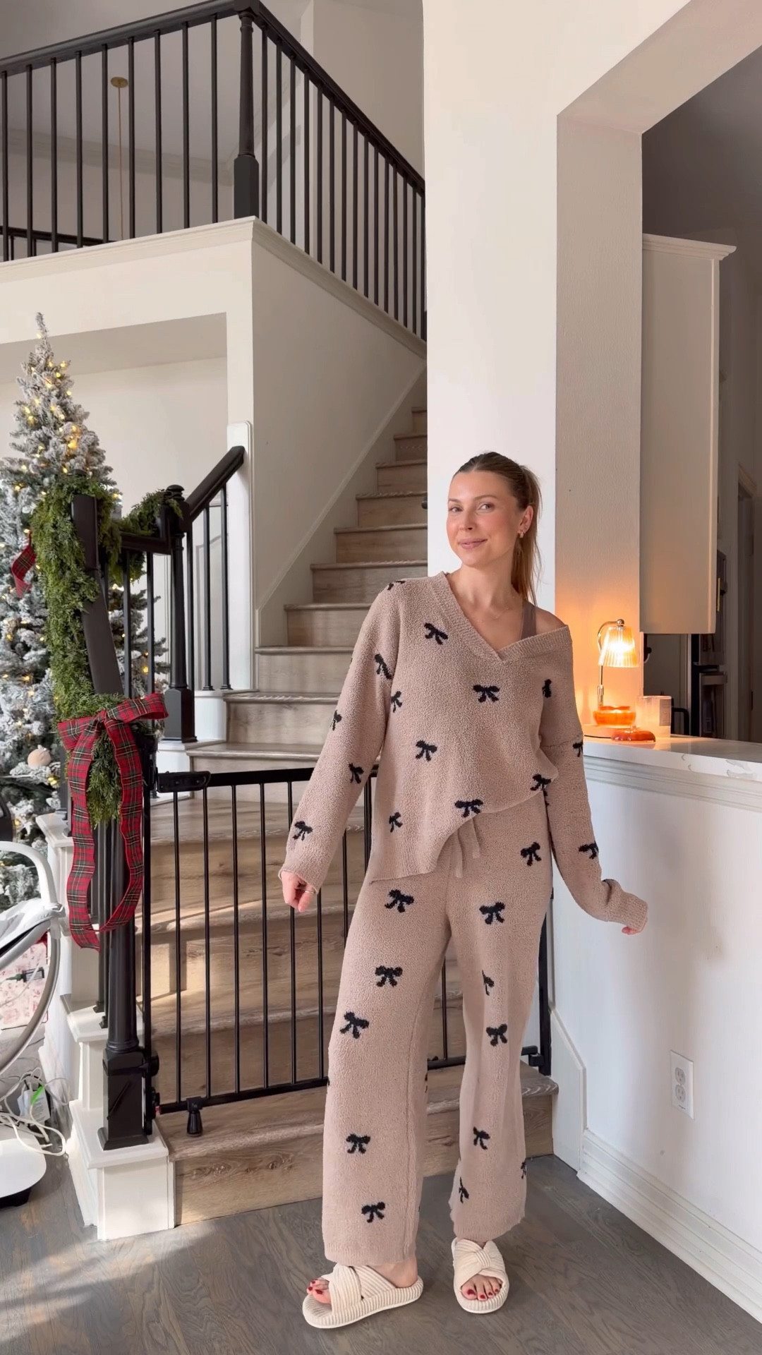 Cozy winter outfit, I’m wearing a size M! Nursing friendly!! 

#LTKmomlife #LTKHoliday #LTKootd