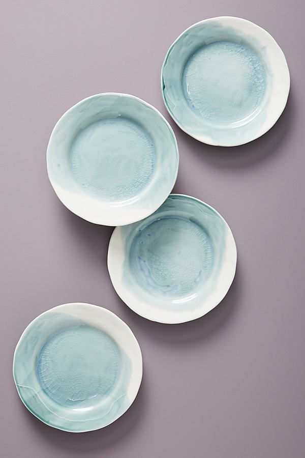Cabarita Side Plates, Set of 4 By Gather by Anthropologie in Blue Size SIDE PLATE | Anthropologie (US)