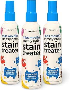 Miss Mouth's HATE STAINS CO Stain Remover for Clothes - 4oz 3 Pack of Newborn & Baby Essentials M... | Amazon (US)