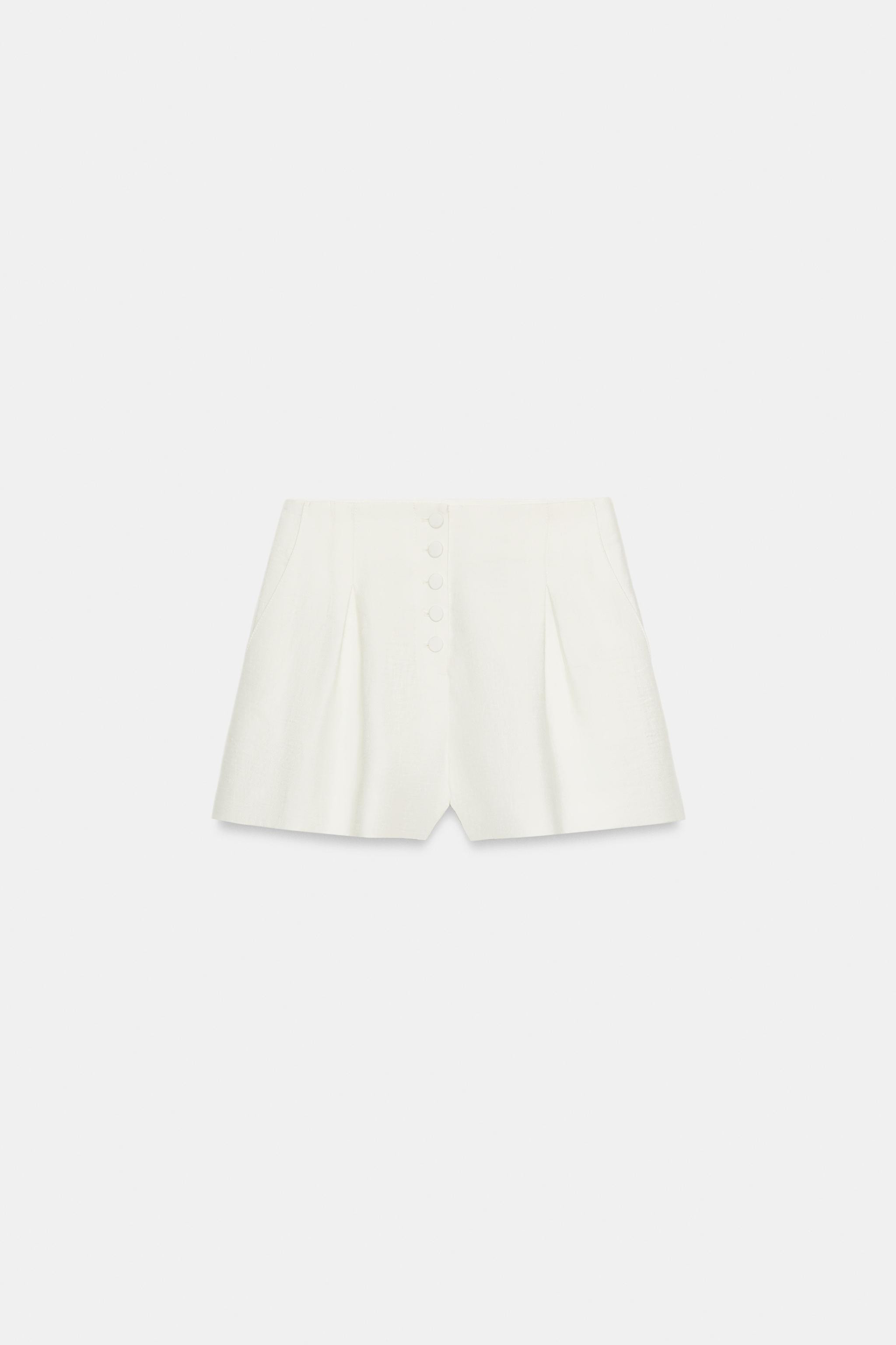 COVERED BUTTON BERMUDA SHORTS | Zara UK