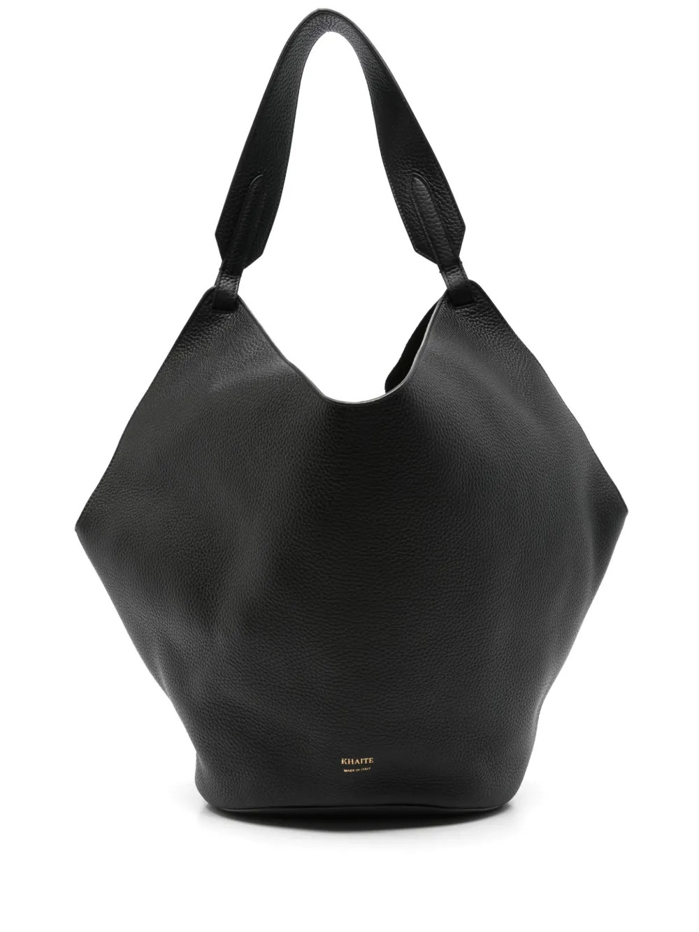 KHAITE Medium Lotus Leather Tote Bag - Farfetch | Farfetch Global