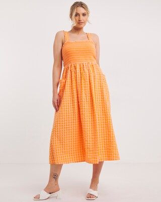 Nobody's Child Dionne Gingham Midi Dress | Simply Be | Simply Be (UK)