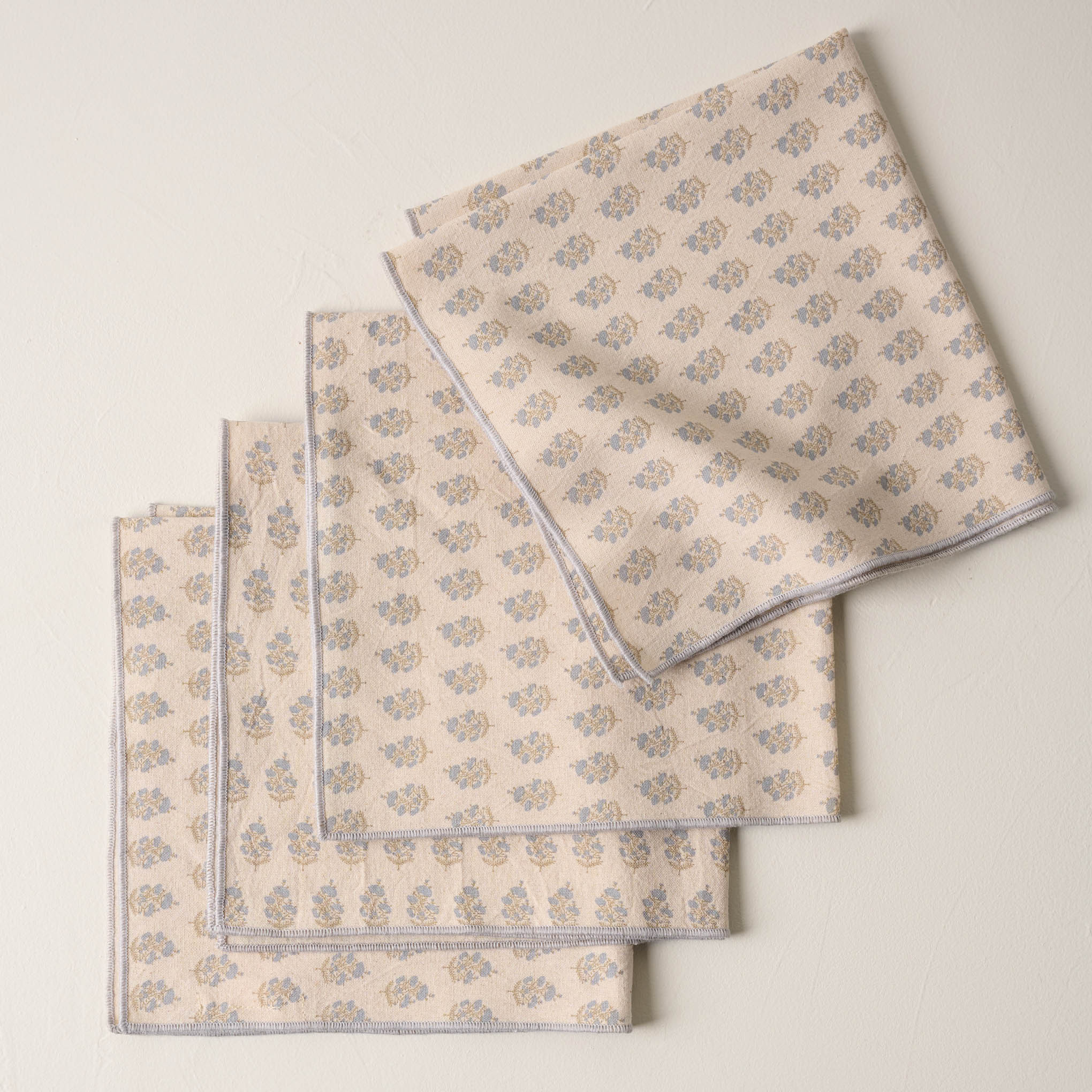 Block Print Napkin Set of Four | Magnolia