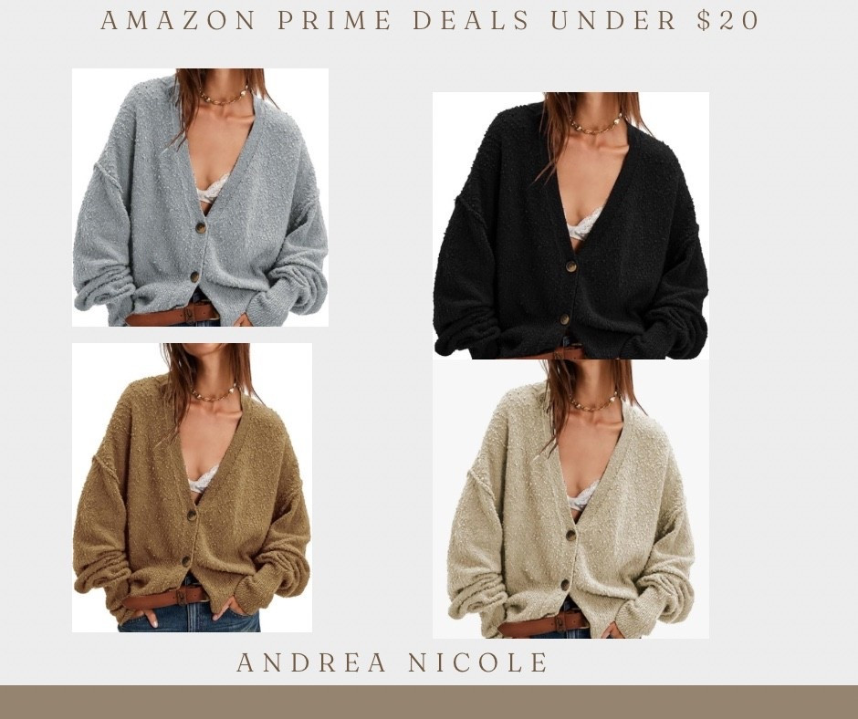 🛍️ Amazon Prime Deals Under $20!
Some colors of this best-selling cardigan dropped to just $10! Run, don’t walk 🖤 #LTKDealAlert


#LTKSeasonal #LTKStyleTip #LTKSaleAlert