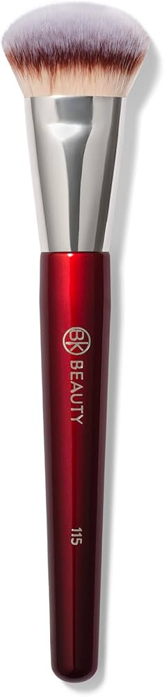 BK BEAUTY 115 MEDIUM CONTOURED FOUNDATION BRUSH – Contoured Foundation Brush for Liquid Makeup ... | Amazon (US)
