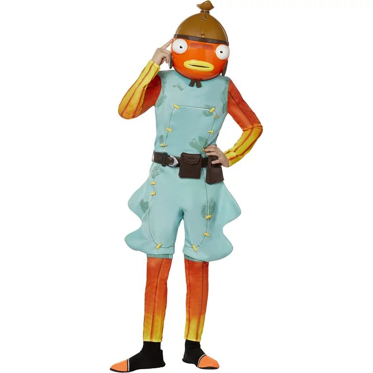 InSpirit Designs Fortnite Fishstick Halloween Fantasy Costume Male, Teen 14-17, Orange | Walmart (US)