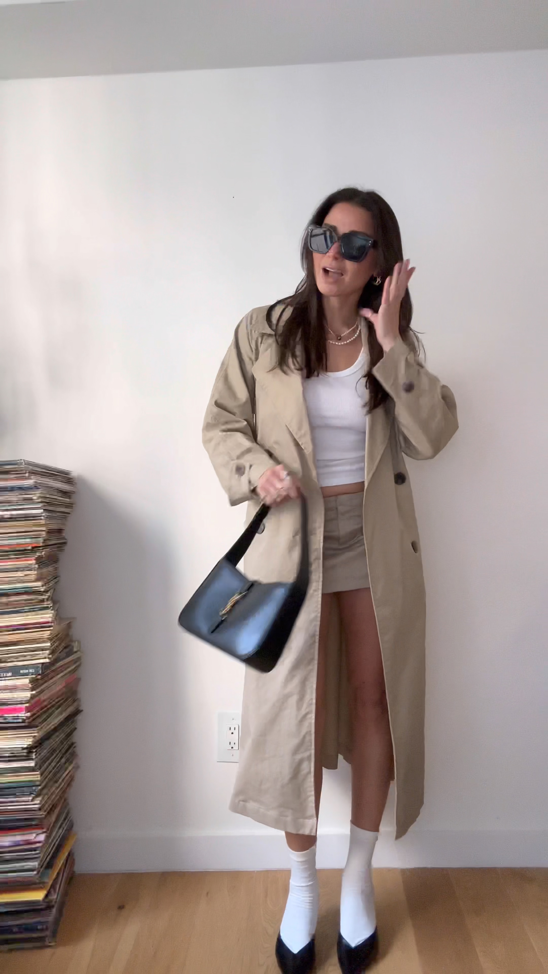 Just a millennial trying to wear a low rise mini skirt. Skirt is Dana foley and sold out but provided other options! Paired the skirt with a Trench coat and kitten heels 

#LTKtravel #LTKstyletip #LTKSeasonal