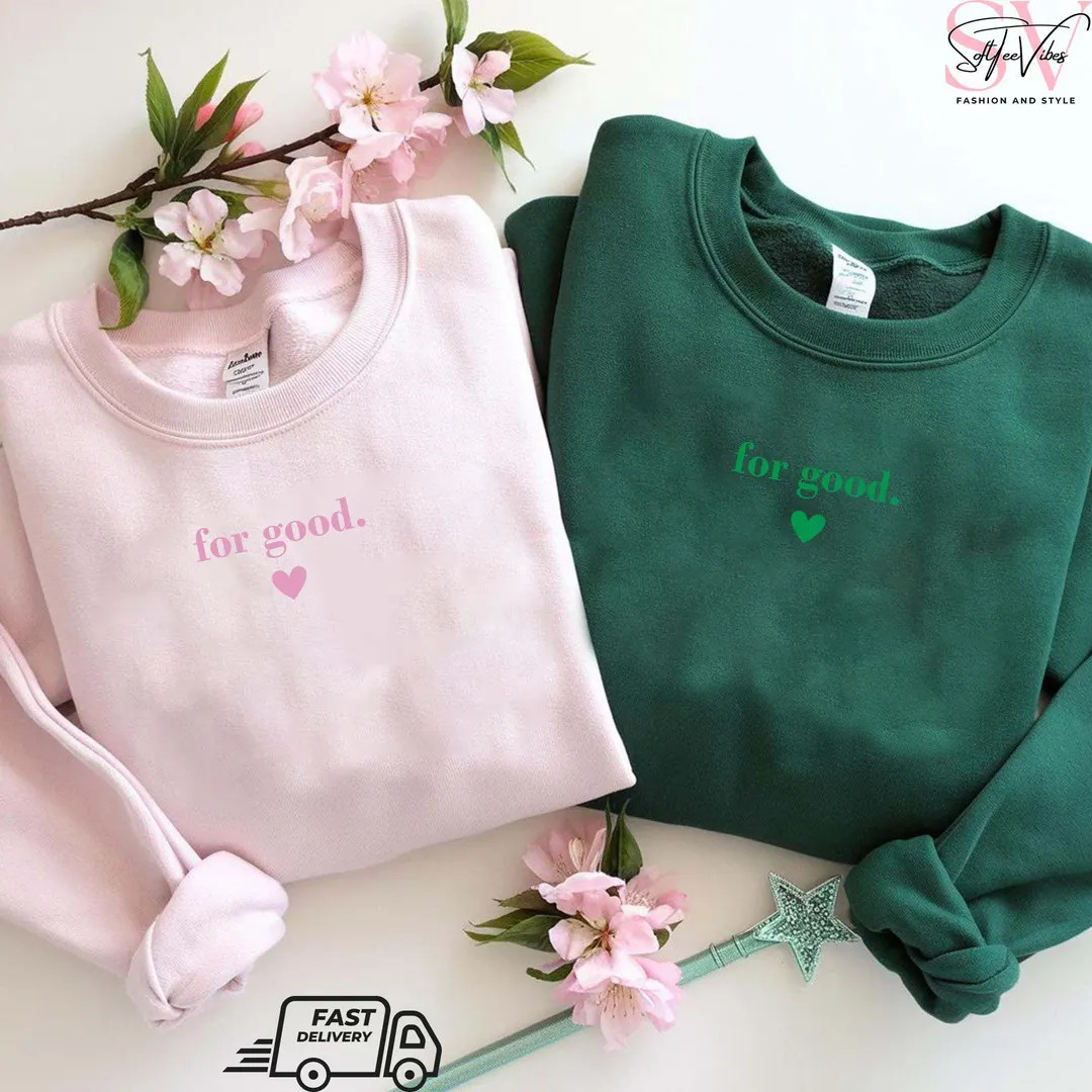 For Good Wicked Inspired Sweatshirt, Aesthetic Changed for Good Sweatshirt, Wizard of Oz Tee, Cha... | Etsy (US)