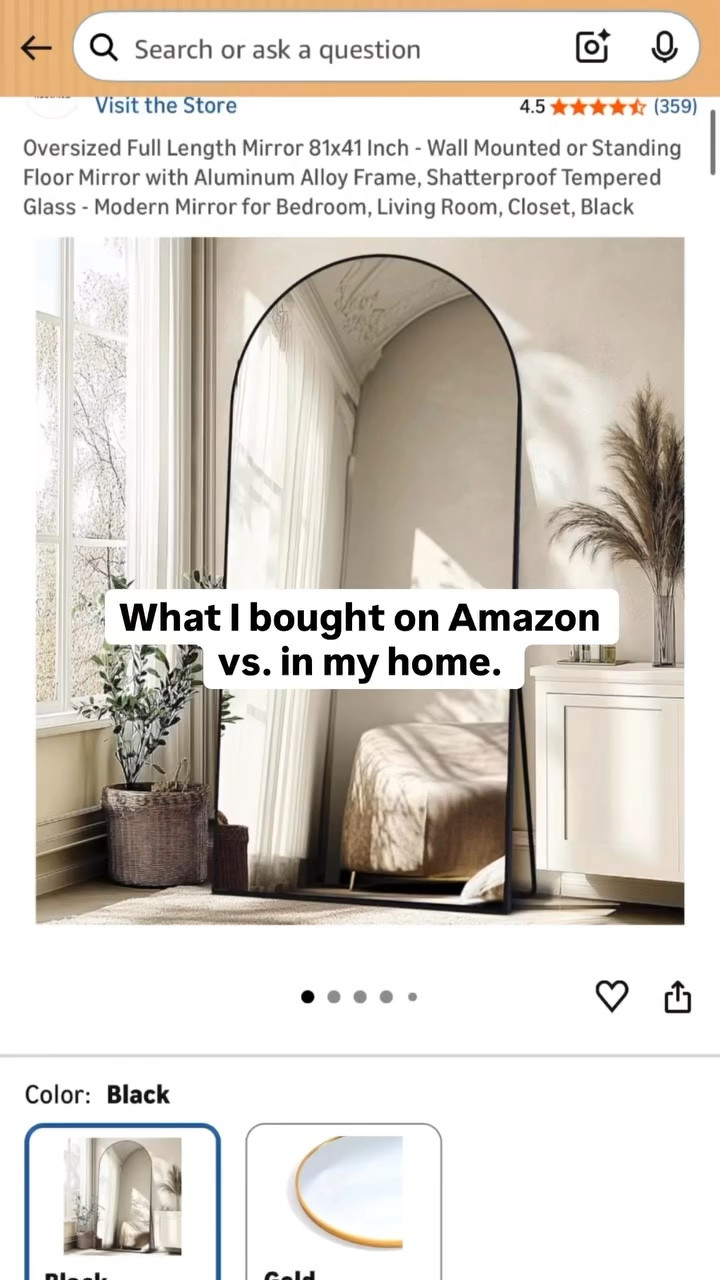 You need this high end affordable mirror from Amazon.

Want to bring our Modern Classic design style into your own home? Comment HELP & I will DM you a code for exclusive savings off our Online Interior Design packages 🏡 -> www.PorcheandCo.com/edesign

#porcheandco #amazonfinds #kitcheninspo #kitchendesignideas #interiordesignertips 
#porcheandco #amazonfinds #amazonstyledinmyhome #interiordesigninspiration #interiordesignerinspo


#LTKHome #LTKvlog
