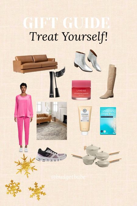 Holiday gift guide for her, mom, sister, bestie, girlfriend, or yourself! I ordered the haven sofa in leather (my third non-ikea furniture purchase ever lol). I also ordered the Loloi rug. Pajamas just $10! On Sneakers on sale. Restocked my favorite IT Cosmetics on major sale. Whitening strips on Black Friday deal. Laneige on deal (great stocking stuffer!) Madewell 50% off!! Always Pan, I was gifted one from my sister and it lives up to the hype! 10/10 👏❤️🎁

#LTKCyberWeek #LTKGiftGuide #LTKHoliday