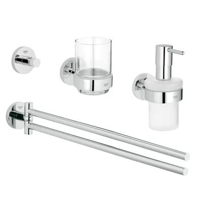 Essentials 4 Piece Bathroom Hardware Set | Wayfair North America