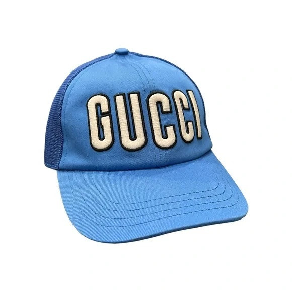 Gucci Vibrant Blue Mesh Cap NWT | Poshmark