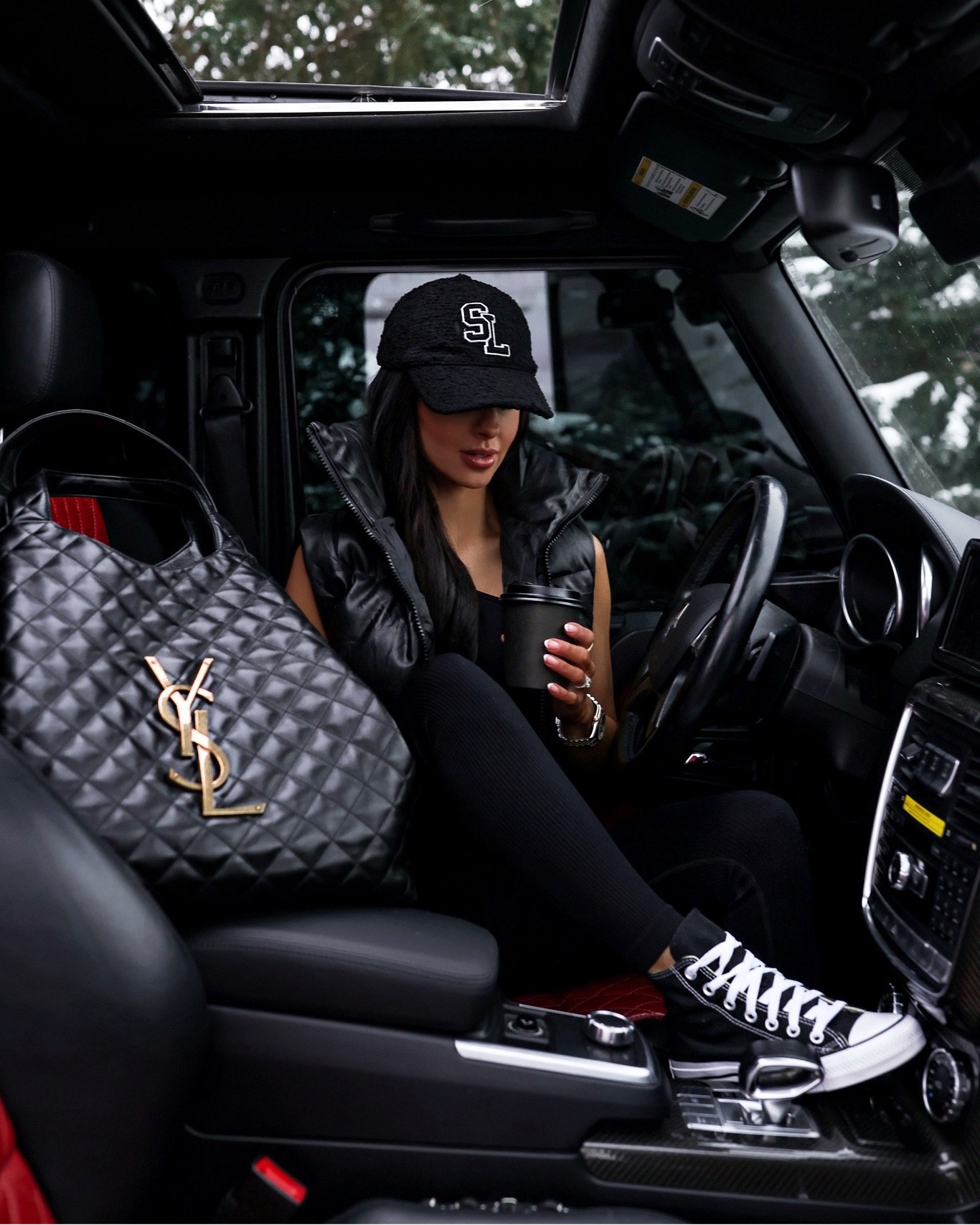 Casual fall outfit / weekend outfit
Amazon puffer vest
Amazon lounge set
Converse sneakers
Saint Laurent ICare tote 

#LTKSeasonal #LTKfindsunder100 #LTKfindsunder50