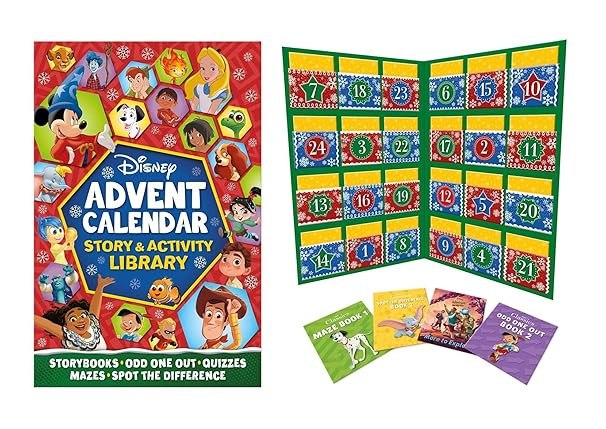 Disney: 5-in-1 Advent Calendar: Story & Activity Library with 24 Books to Open Every Day Leading ... | Amazon (US)