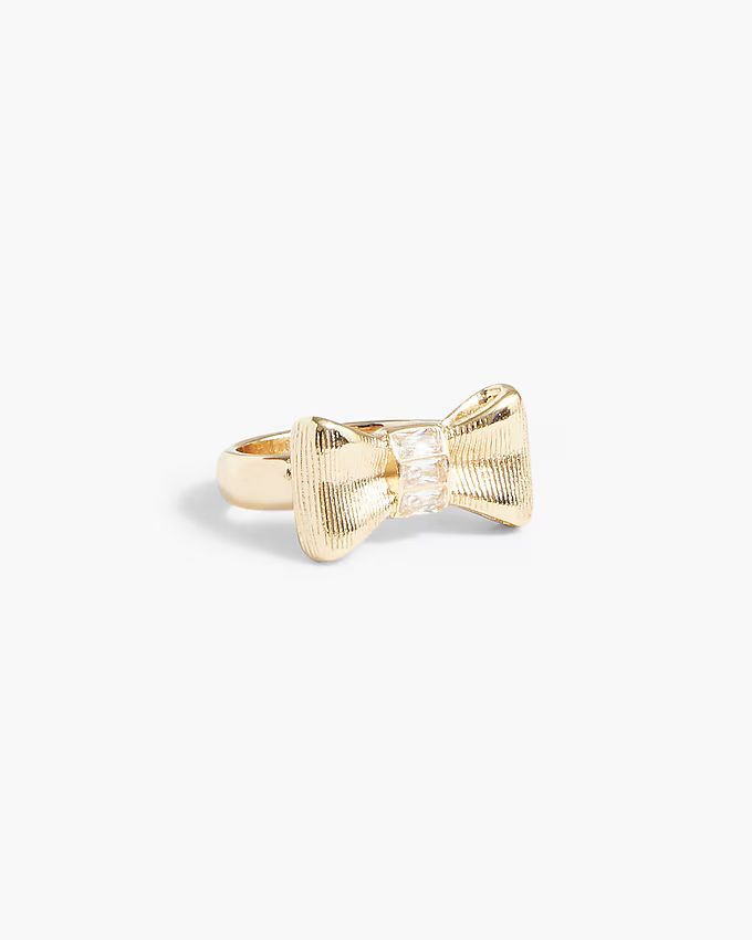 Gold bow ring | J.Crew Factory