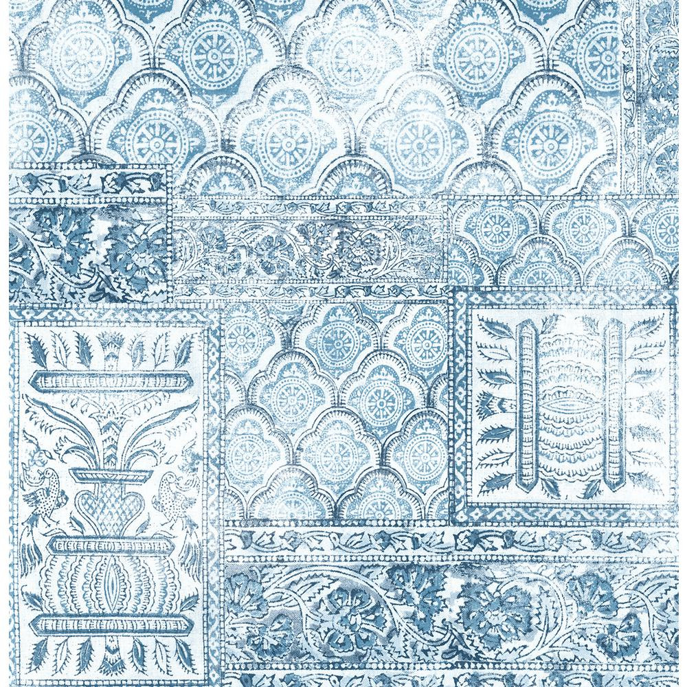 NextWall Patchwork Vinyl Strippable Roll (Covers 30.75 sq. ft.)-NW35002 - The Home Depot | The Home Depot