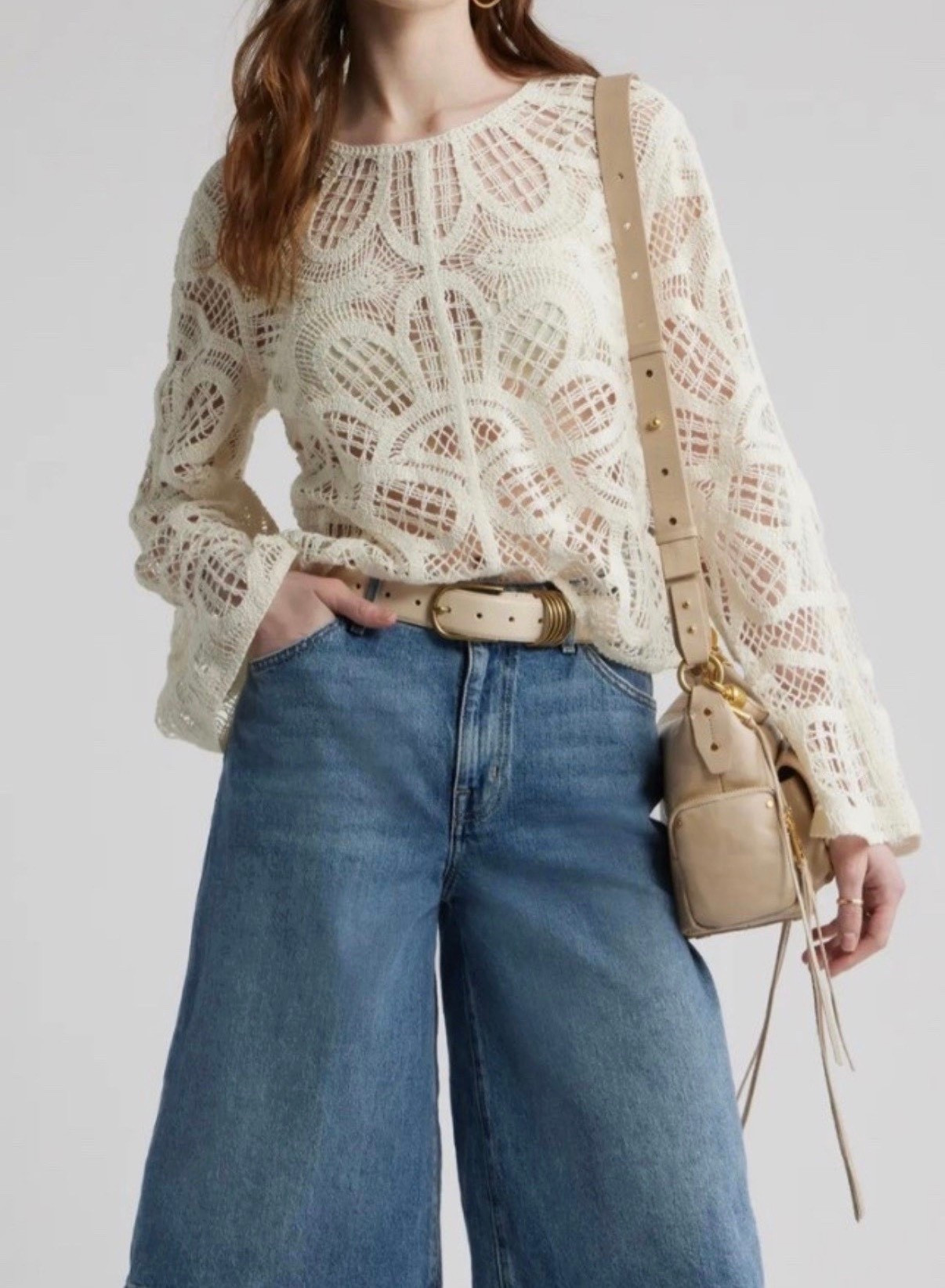 Spring outfit 
Crochet Top
Denim


#LTKSeasonal