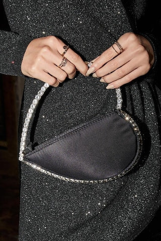 Olivia Crystal Heart Clutch - francesca's | Francesca's