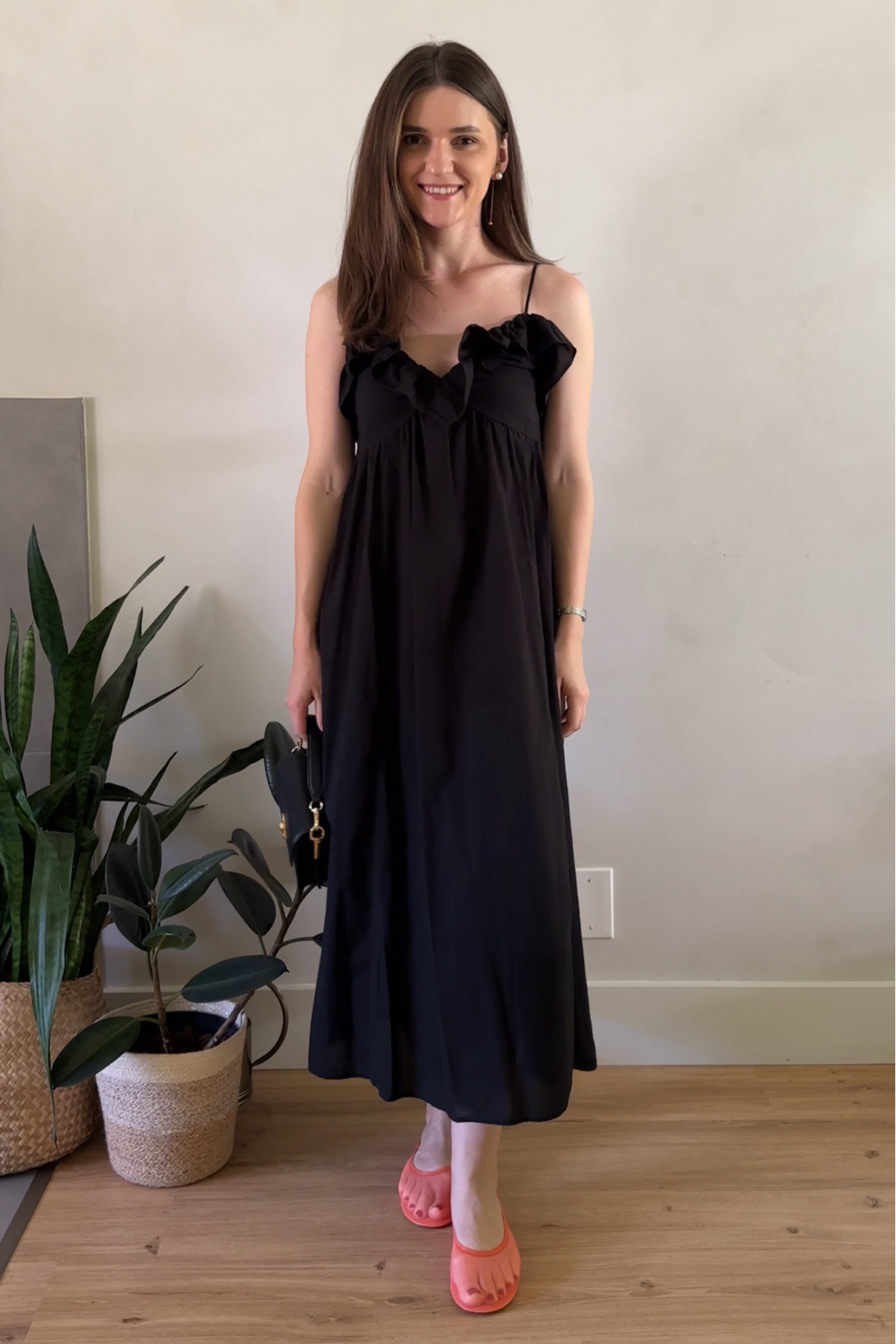 Midi black dress for summer 

#LTKSeasonal