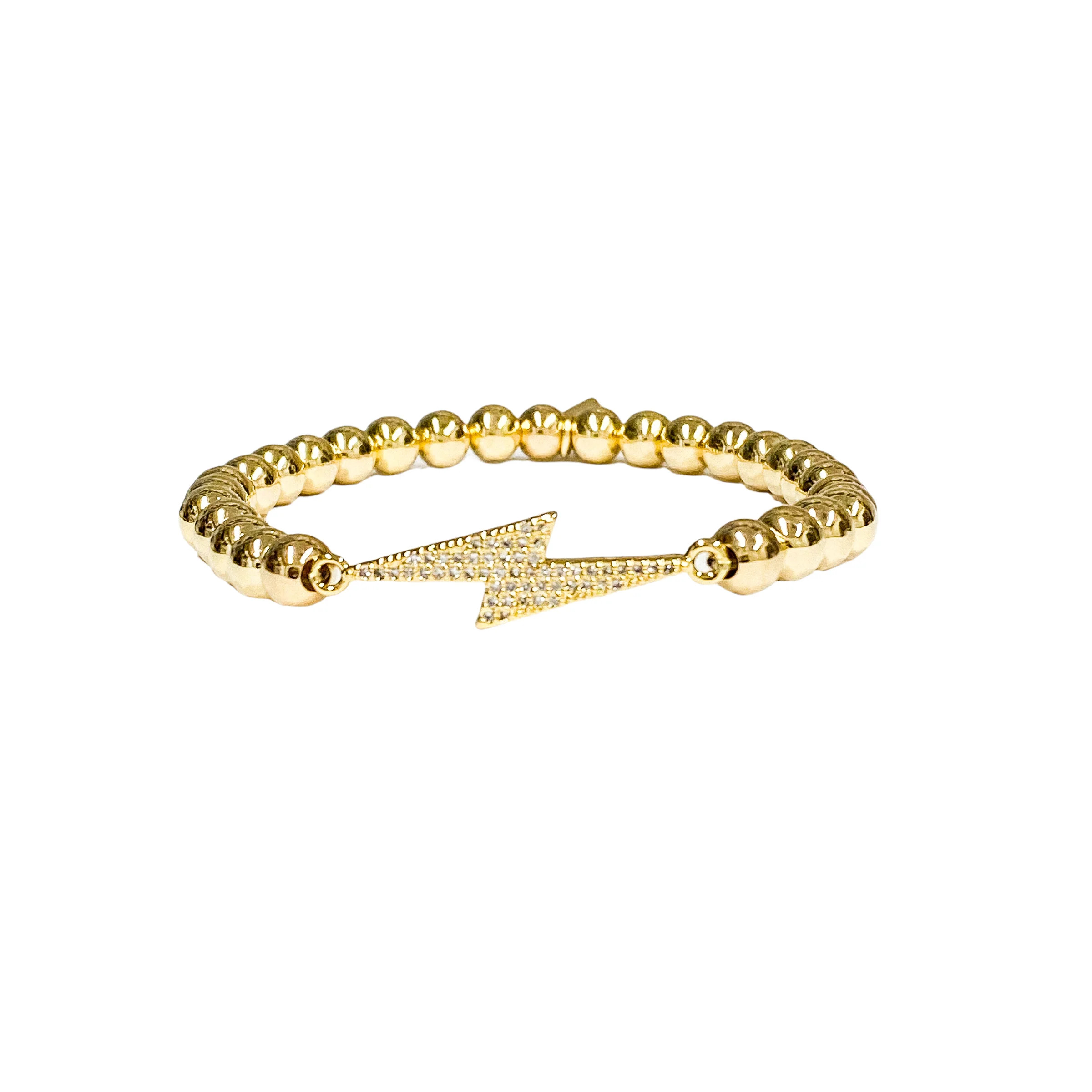 Lightning Bolt Gold Fill Bracelet | Meghan Bo Designs