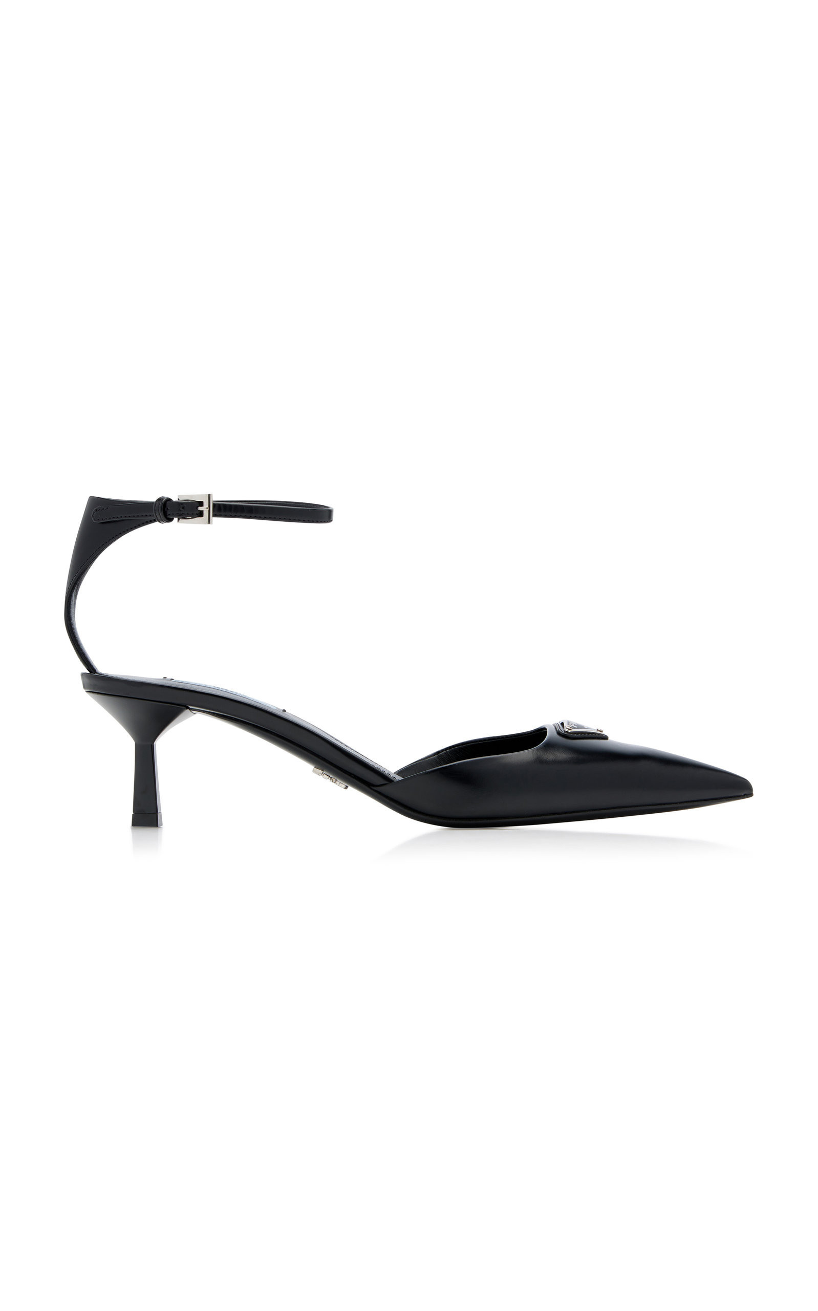Prada - Leather Pumps - Black - IT 38.5 - Moda Operandi | Moda Operandi (Global)