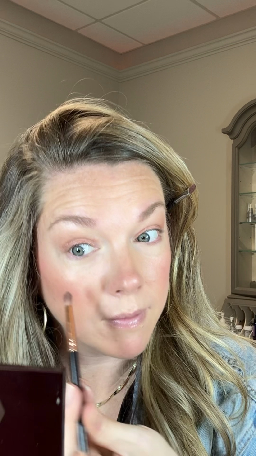 I love using eyeshadow as liner/drop shadow on lower lash line💋 I linked the brushes I use as well as my go-to eyeshadows. I love a little shimmer in the powder for the drop shadow on lower lash line. 

#LTKBeauty #LTKgrwm #LTKmorningroutine