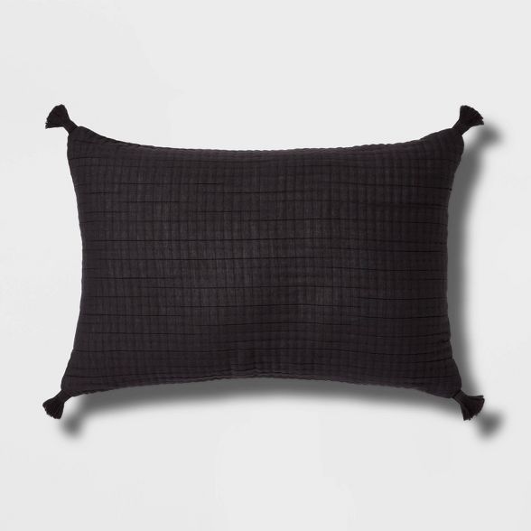 Oblong Double Cloth Decorative Throw Pillow - Threshold™ | Target