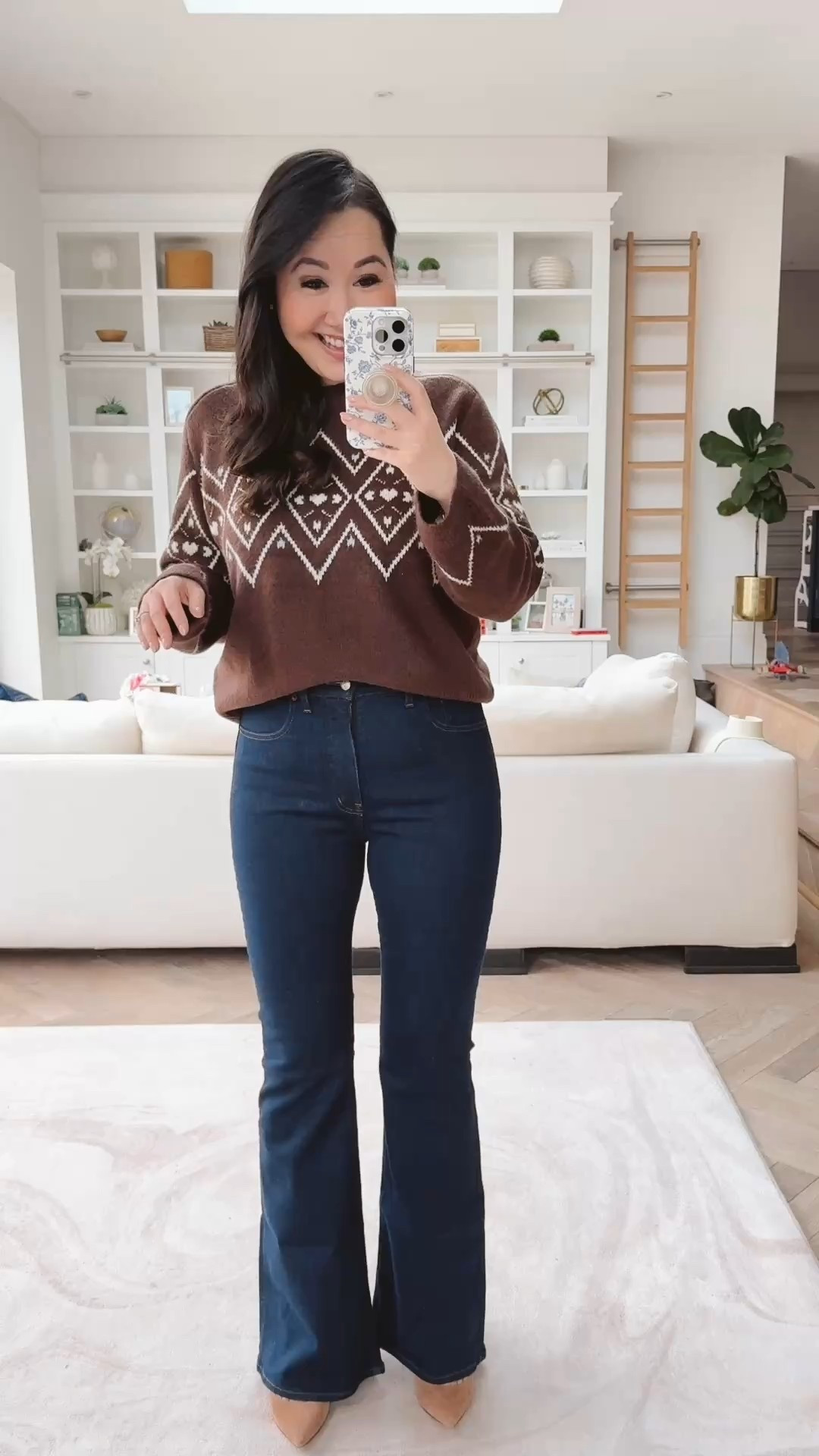 The most flattering jeans I’ve found since giving birth! Use code LETSGO for 40% off! 