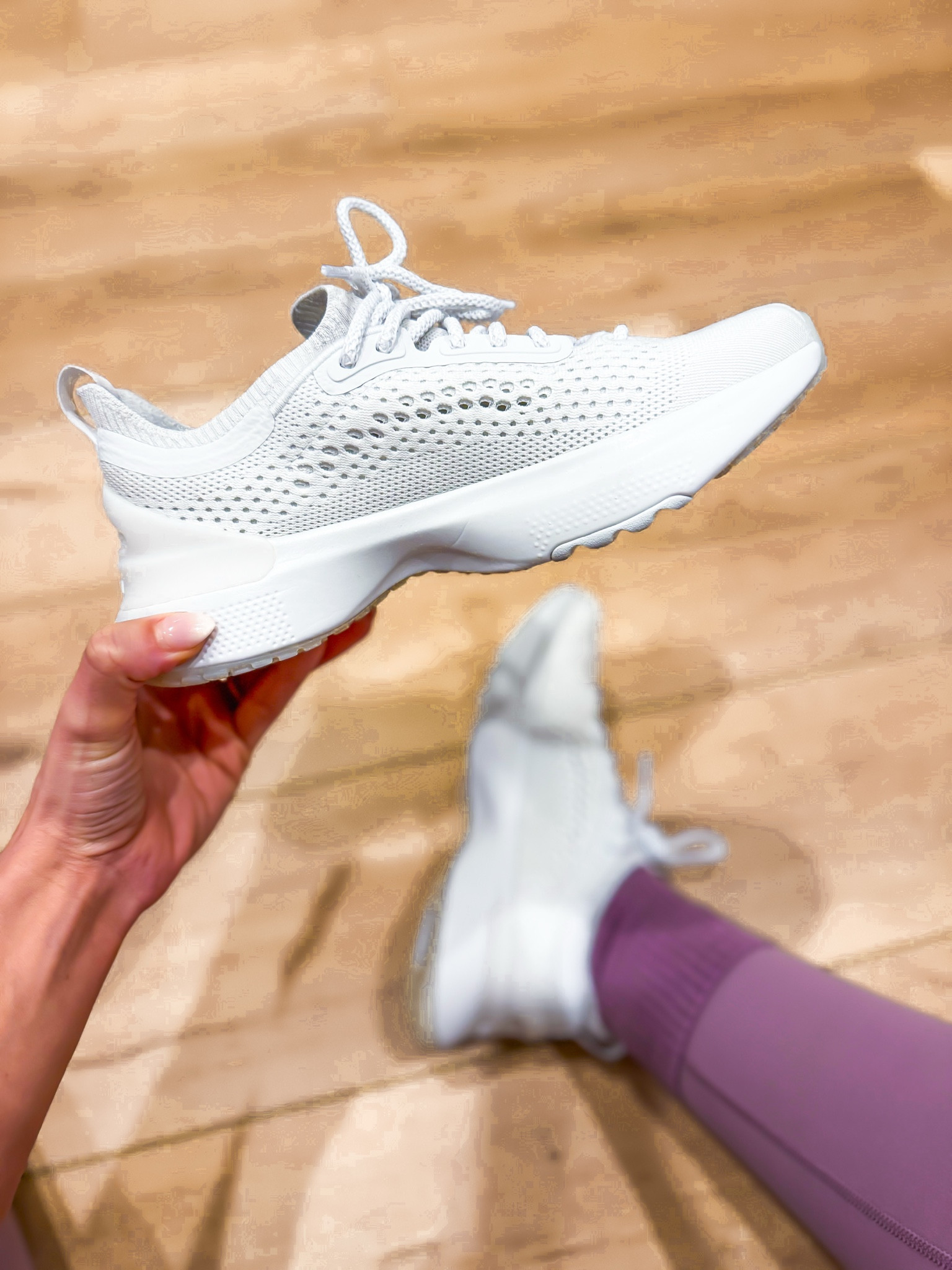 Lululemon chargefeel 3 workout shoes are TTS - a great cross training shoe for cardio or weight training! Workout outfit. Gym outfit. Matching workout set. 

#LTKFitness #LTKActive #LTKShoeCrush