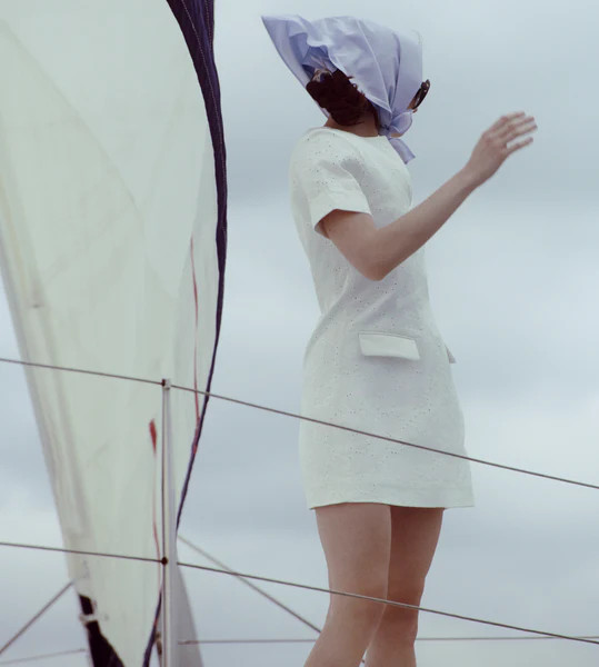 The Renata Dress - Ivory Eyelet | Hill House Home US