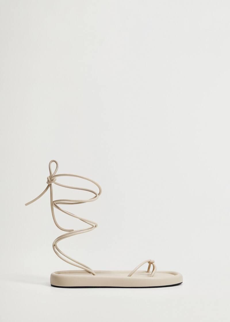 Criss-cross straps sandals | MANGO (US)