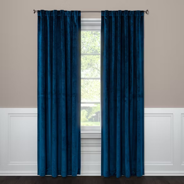 Velvet Curtain Panel - Project 62™ | Target