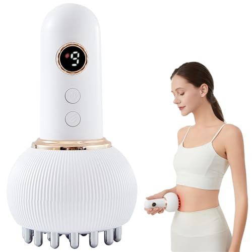 Paiaito Lymphatic Drainage Massager & Anti Cellulite Massage Tool, Helps Reduce Stretch Marks & Cellulite, for Legs, Arms & Belly, Body Sculpting Machine with Microcurrent, Light, Heat & Vibration | Amazon (US)
