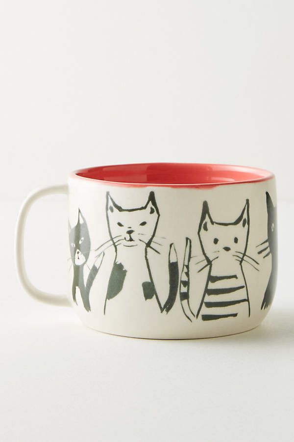 My Kind Of Person Mug By Anthropologie in Orange Size MUG/CUP | Anthropologie (US)