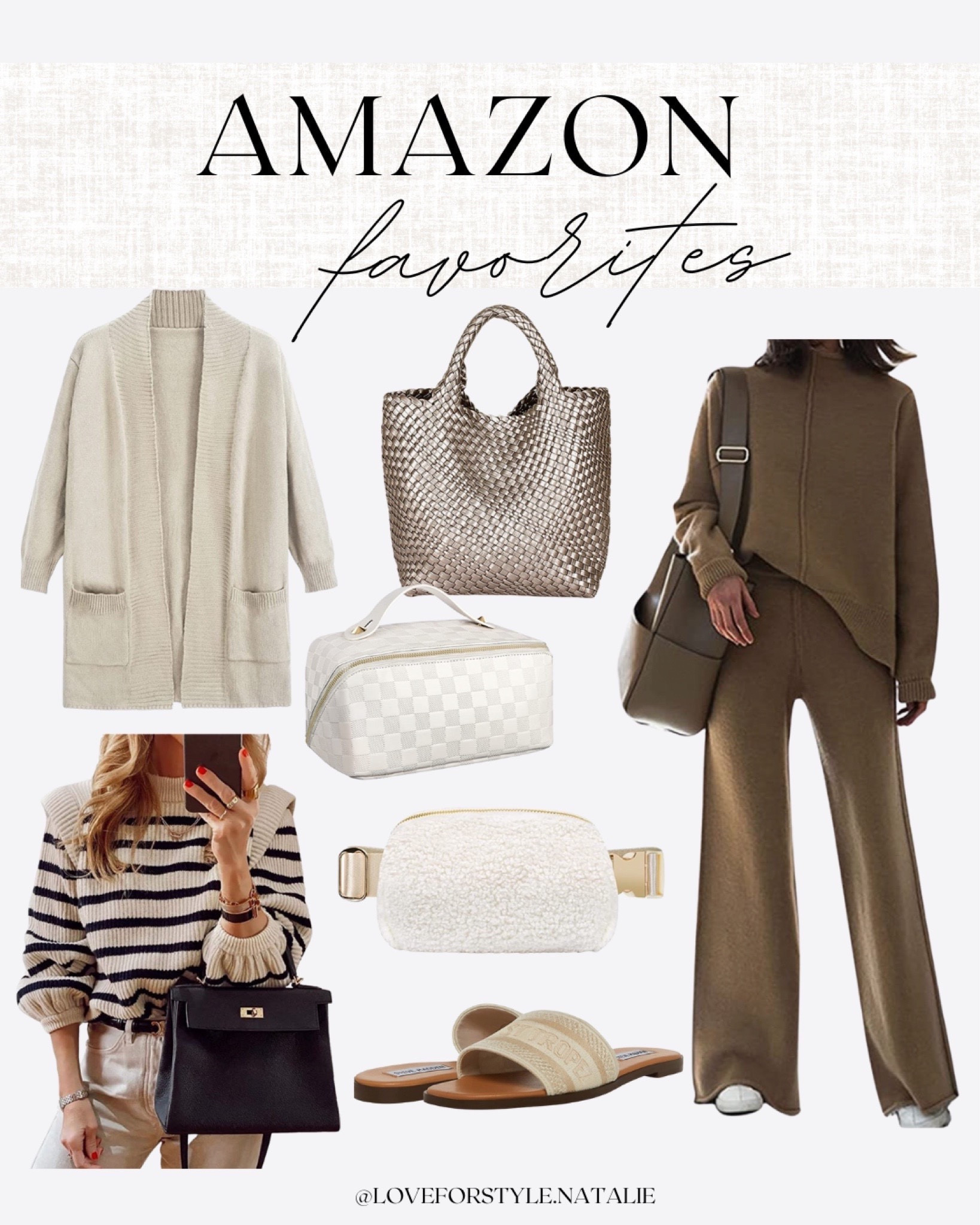 Amazon Favorites | two piece set | neutrals | striped sweater 

#LTKhome #LTKstyletip #LTKSeasonal