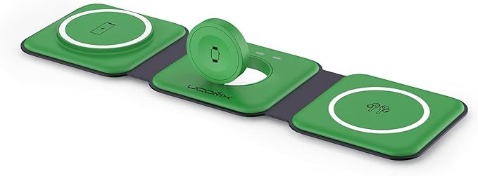 UCOMX Nano 3 in 1 Wireless Charger for iPhone,Magnetic Foldable 3 in 1 Charging Station,Travel Ch... | Amazon (US)